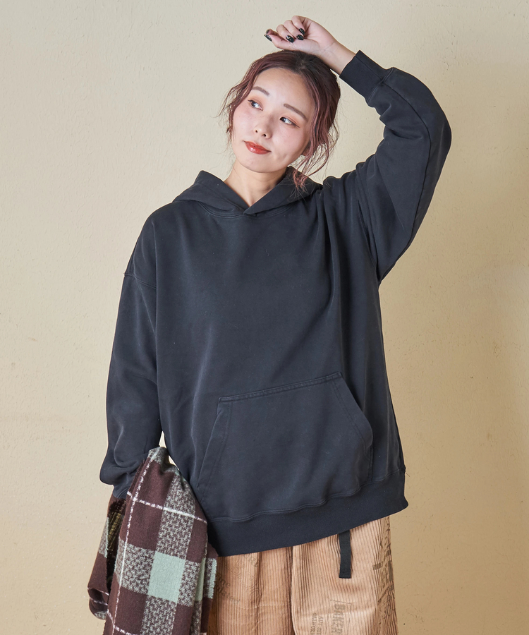 SELECT(セレクト) |【秋冬新作】WEB限定 evo. (エボ) ピグメント加工 スウェット プルオーバーパーカー