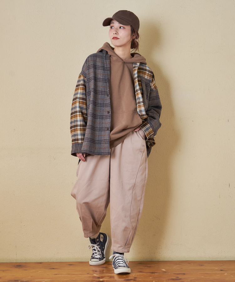 SELECT(セレクト) |【秋冬新作】WEB限定 evo. (エボ) ピグメント加工 スウェット プルオーバーパーカー