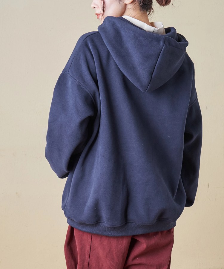 SELECT(セレクト) |【秋冬新作】WEB限定 evo. (エボ) 裏フリース スウェット チェーン刺繍 プルオーバーパーカー