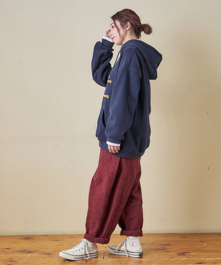 SELECT(セレクト) |【秋冬新作】WEB限定 evo. (エボ) 裏フリース スウェット チェーン刺繍 プルオーバーパーカー