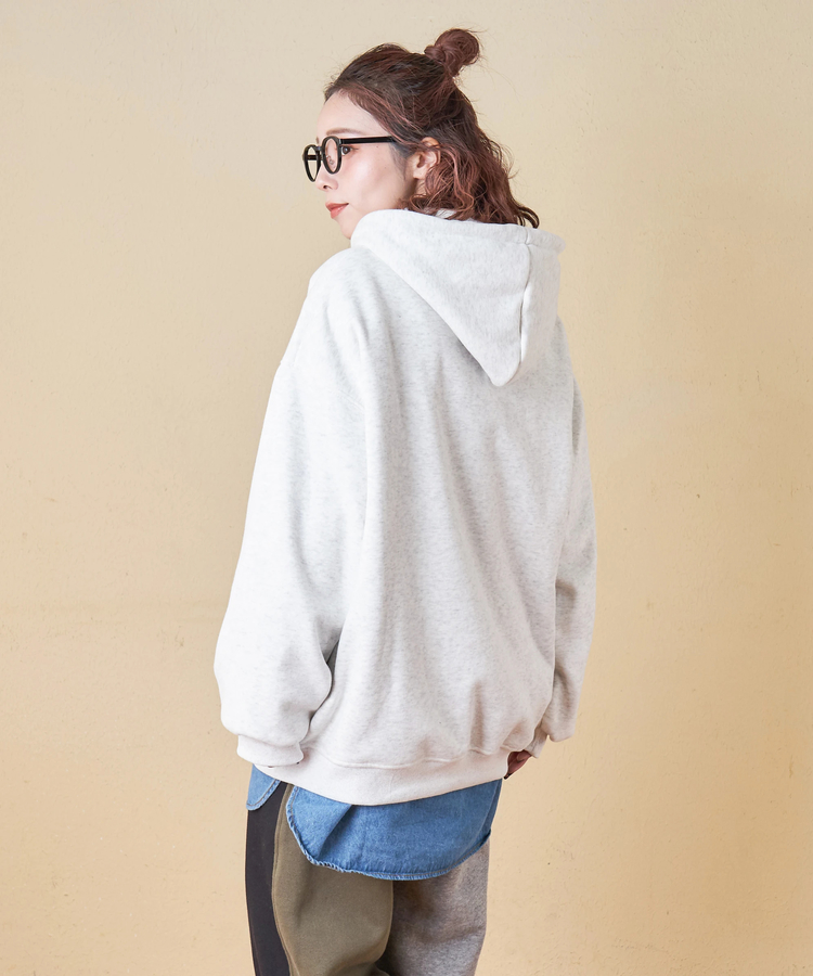 SELECT(セレクト) |【秋冬新作】WEB限定 evo. (エボ) 裏フリース スウェット チェーン刺繍 プルオーバーパーカー