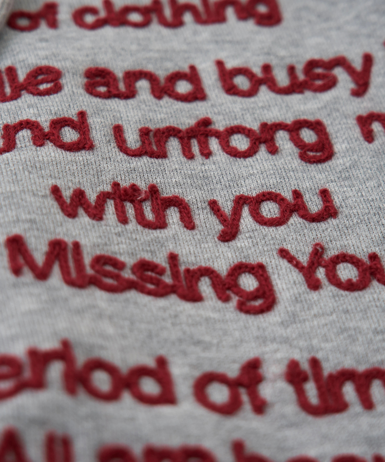 SELECT(セレクト) |【秋冬新作】WEB限定 evo. (エボ) 裏フリース スウェット チェーン刺繍 プルオーバーパーカー