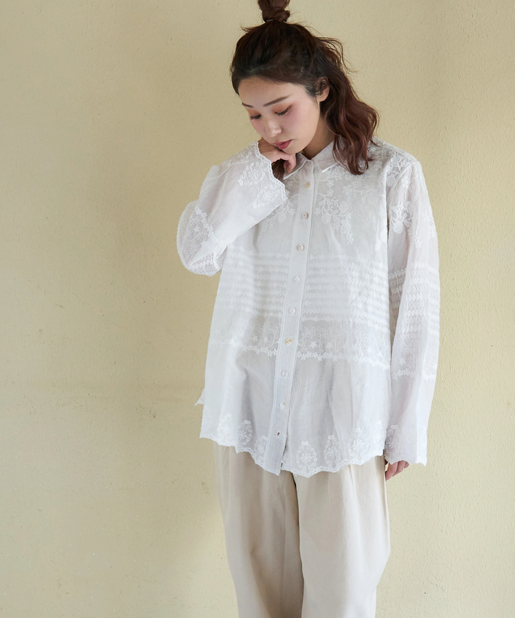 SELECT(セレクト) |【春新作ポイント2倍(2/10まで)】WEB限定 evo. (エボ) レース 長袖 シャツ