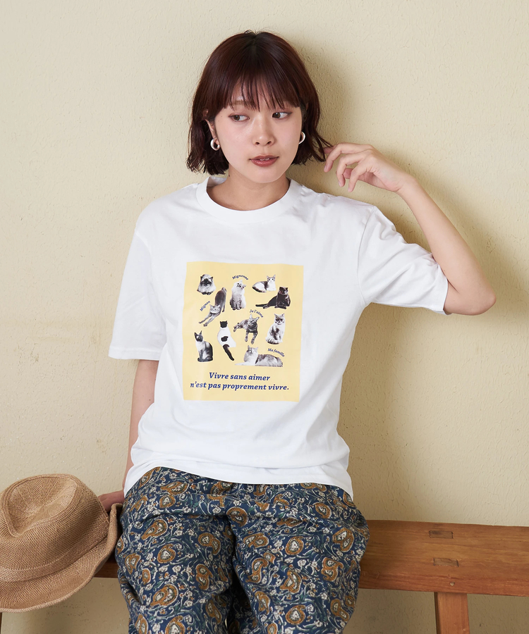 SELECT(セレクト) |【春夏新作】WEB限定 モノクローム ペット Tシャツ