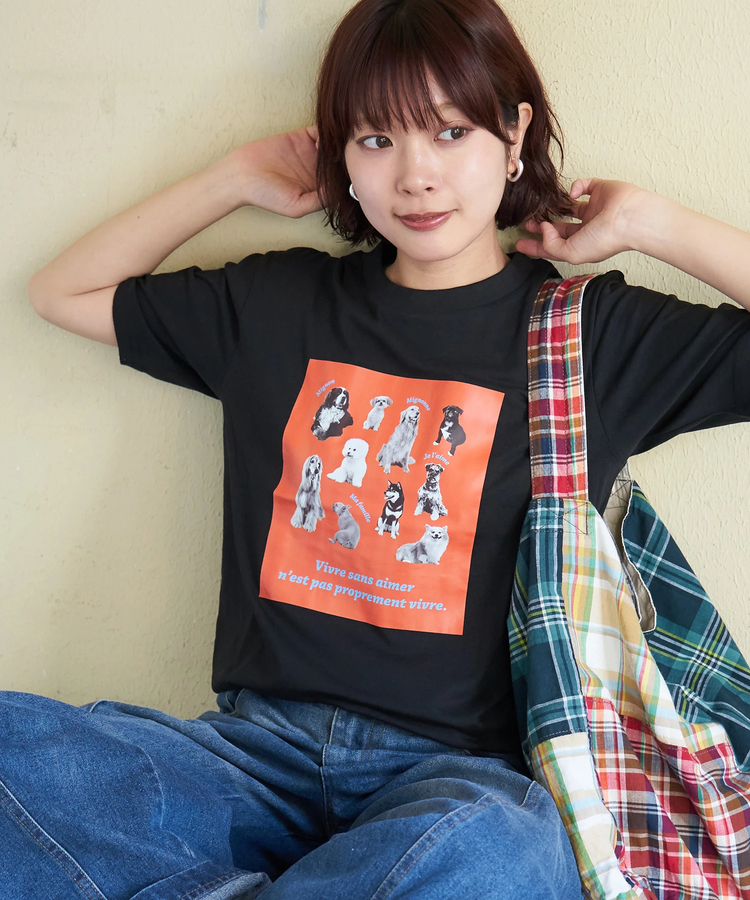 SELECT(セレクト) |【春夏新作】WEB限定 モノクローム ペット Tシャツ