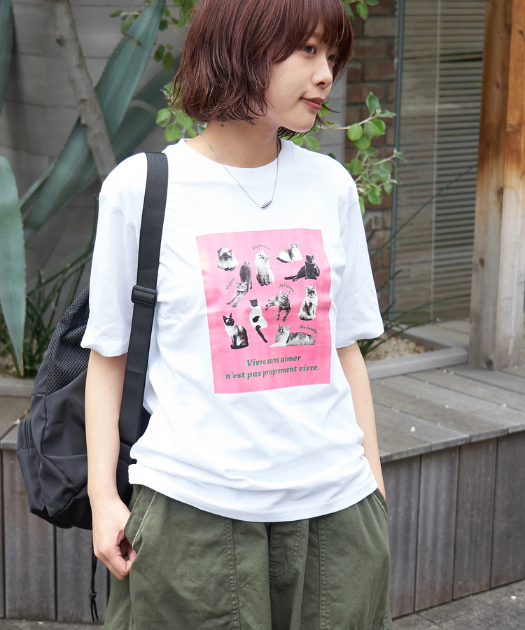 SELECT(セレクト) |【春夏新作】WEB限定 モノクローム ペット Tシャツ