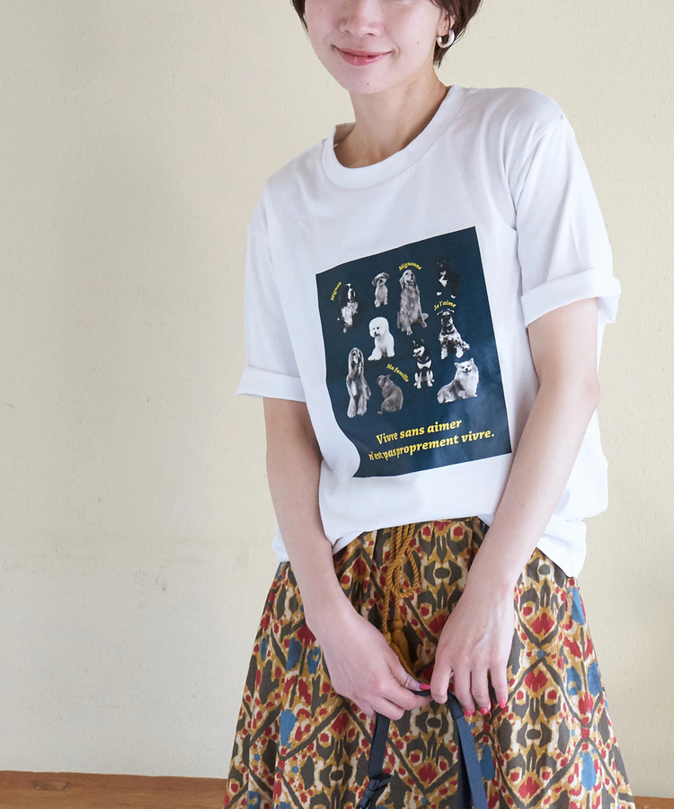 SELECT(セレクト) |【春夏新作】WEB限定 モノクローム ペット Tシャツ