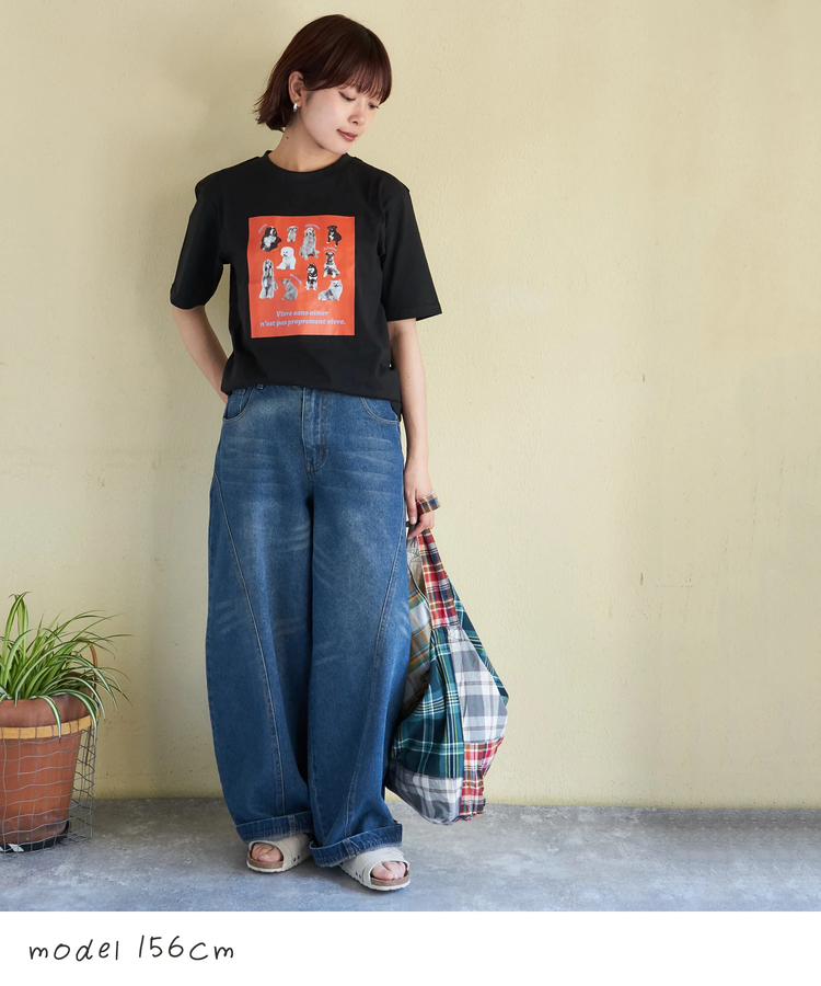 SELECT(セレクト) |【春夏新作】WEB限定 モノクローム ペット Tシャツ