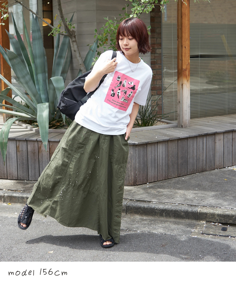 SELECT(セレクト) |【春夏新作】WEB限定 モノクローム ペット Tシャツ