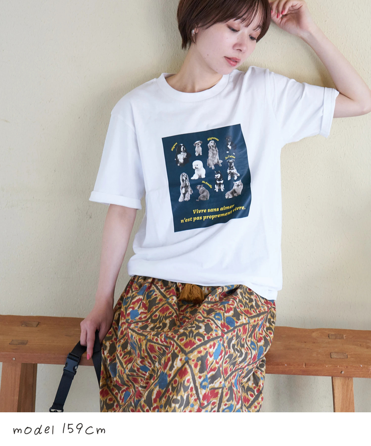 SELECT(セレクト) |【春夏新作】WEB限定 モノクローム ペット Tシャツ