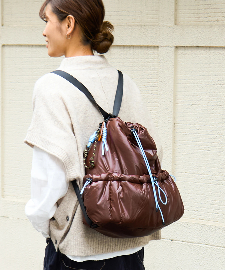 SELECT(セレクト) |【会員様限定セール除外商品】【秋新作】WEB限定 KiU (キウ) PUFFY 2WAY ショルダー ＆ ナップサック