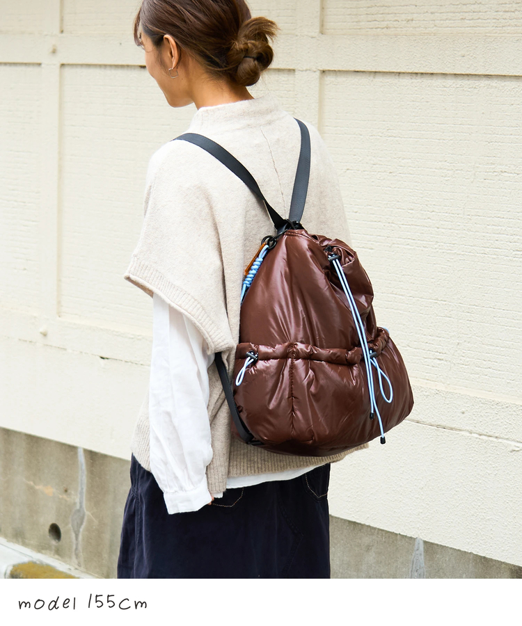 SELECT(セレクト) |【会員様限定セール除外商品】【秋新作】WEB限定 KiU (キウ) PUFFY 2WAY ショルダー ＆ ナップサック