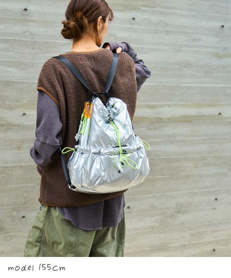 SELECT(セレクト) |【会員様限定セール除外商品】【秋新作】WEB限定 KiU (キウ) PUFFY 2WAY ショルダー ＆ ナップサック